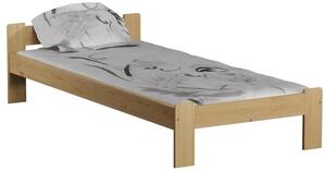 Dřevěná postel Celinka 90x200 + rošt ZDARMA (Barva dřeva: Dub)
