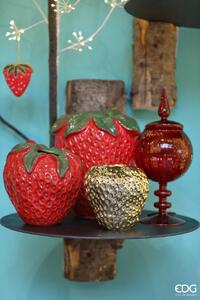EDG Keramická stolní váza ve tvaru jahody