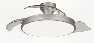 Philips Atlas DC stropní ventilátor a svítidlo 28W+35W nikl