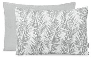 AmeliaHome Povlak na polštář tropické listy, šedá, 50x70 - 2 ks
