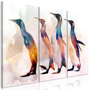 Obraz - Putování tučňáků 90x60