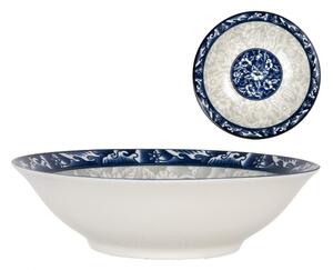 Modro-bílá porcelánová miska Aapje – 21x5 cm