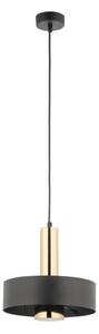 Lustr na lanku RIF LUX 1xGX53/12W/230V pr. 25 cm černá/zlatá