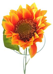 Slunečnice kusová 60cm oranžová umělá