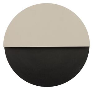 LED Nástěnné svítidlo LUNA LED/7W/230V pr. 36 cm černá/béžová