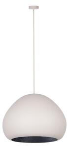 Lustr na lanku LAVA 1xE27/15W/230V krémová/černá