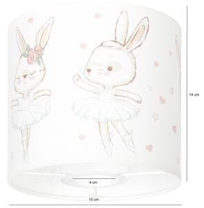 Brilagi - Stínidlo univerzální BOBO E27 pr. 15 cm bílá/králíčci