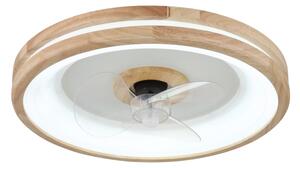 Globo 03650 - LED Stropní svítidlo s ventilátorem GATIAN LED/30W/230V hnědá + DO