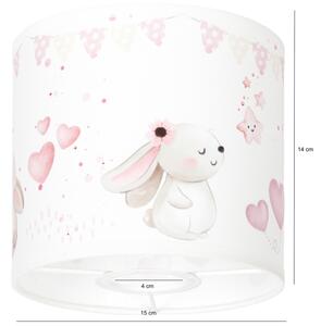 Brilagi - Stínidlo univerzální BOBO E27 pr. 15 cm krémová/králíčci