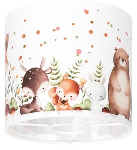 Brilagi - Stínidlo univerzální BOBO E27 pr. 15 cm bílá/zvířátka