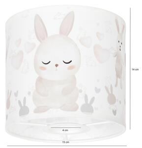 Brilagi - Stínidlo univerzální BOBO E27 pr. 15 cm bílá/králíčci