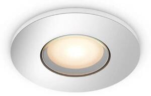 Philips Hue WA Adore koupelnové zápustné svítidlo 1x GU10 LED 4,2W 400lm 2200-6500K 9cm kulaté IP44, chrom