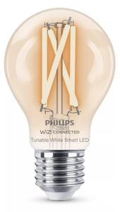 WiZ Smart LED Žárovka Filament čirá 7 W (ekv. 60 W) 806lm 2700-6500K A60 E27