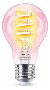 WiZ Smart LED Žárovka s tradičním vzhledem, čirá, 40 W 470lm 2200-6500K (RGB) A60 E27