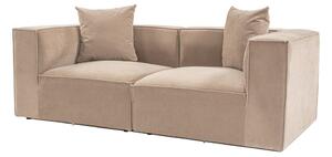 Hanah Home Dvoumístná pohovka Sora 220 cm cappucino