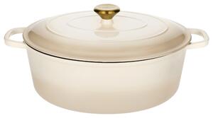 Silvercrest® Litinový hrnec Premium, Ø 35 cm (béžová) (100409304004)