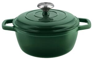 Silvercrest® Litinový hrnec Premium, Ø 21 cm (zelená) (100410308002)