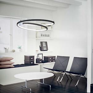 Ideal Lux LED Závěsné svítidlo Oz sp Ø 80 Barva: Černá, Stmívání, řízení: on-off