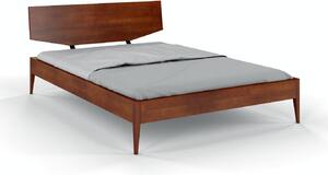 Manželská postel 140 cm Scandinavian (bez roštu a matrace) (ořech)