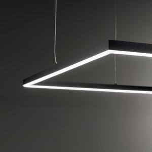 Ideal Lux Čtvercové LED Závěsné svítidlo ORACLE SLIM délka 50 cm Barva: Bílá