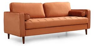Hanah Home Třímístná pohovka Rome 215 cm oranžová