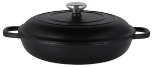 Silvercrest® Litinová servírovací pánev Premium, Ø 30 cm (černá) (100409626001)