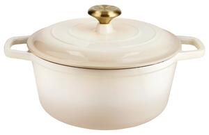Silvercrest® Litinový hrnec Premium, Ø 26 cm (krémová) (100409470004)