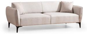 Hanah Home Třímístná rozkládací pohovka Belissimo 220 cm bílá