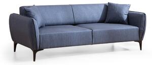 Hanah Home Třímístná rozkládací pohovka Belissimo 220 cm modrá