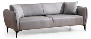 Hanah Home Třímístná rozkládací pohovka Belissimo 220 cm šedá