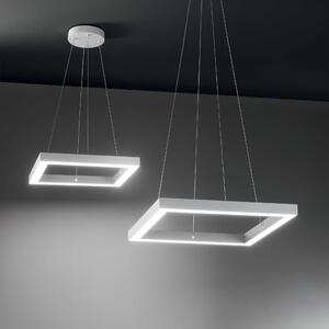 Ideal Lux Čtvercové LED závěsné svítidlo ORACLE, průměr 60 cm Barva: Černá