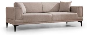 Hanah Home Třímístná rozkládací pohovka Horizon 230 cm světle hnědá