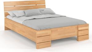 Prodloužená postel s úložným prostorem Sandemo - buk , 180x220 cm
