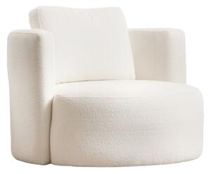Hanah Home Designové křeslo Asos bouclé krémové