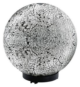 EGLO 91638 - Venkovní lampička TERRALUNA 1 1xE27/18W černá / bílá IP44
