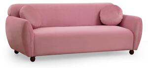 Hanah Home Třímístná pohovka Eddy 223 cm růžová