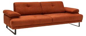 Hanah Home Třímístná pohovka Mustang 239 cm oranžová