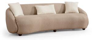 Hanah Home Třímístná pohovka Napoli 230 cm cappuccino