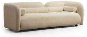 Hanah Home Třímístná pohovka Victoria 228 cm boucle krémová