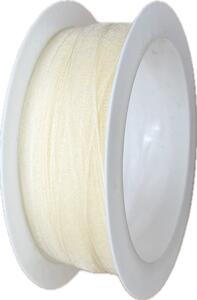 Stuha organzová Beauty Organdy – Cream krémová 7mm x 5m (4,-Kč/m)