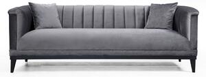 Hanah Home Třímístná pohovka Trendy 225 cm tmavě šedá