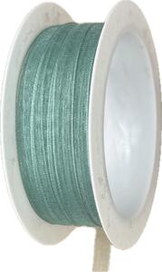 Stuha organzová Beauty Organdy – Mint mentolová 7mm x 5m (4,-Kč/m)