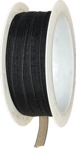 Stuha organzová Beauty Organdy – Black černá 7mm x 5m (4,-Kč/m)