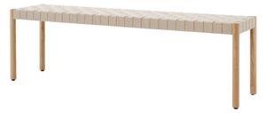 Lavice Betty TK5 157 cm "Solid Oak / Natural Webbing" &Tradition