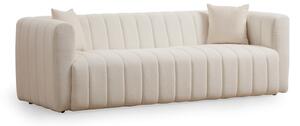 Hanah Home Třímístní pohovka Royal 225 cm boucle krémová