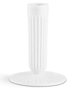 Bílý kameninový svícen Kähler Design Hammershoi, výška 12 cm