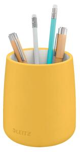 Žlutý keramický kelímek na tužky Leitz Cosy