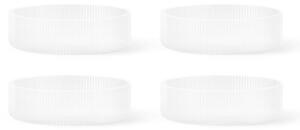 Misky Ripple - 4 kusy "Frosted" ferm LIVING