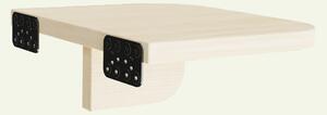 Závěsný noční stolek NOVA - Transparentní vosková lazura matná