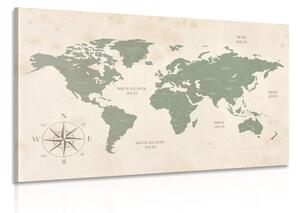 Obraz decentní mapa světa